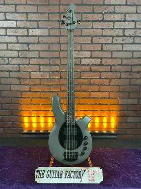 Bongobasshh-6922-u Ernie Ball 2024 Music Man Bongo 4hh Electric Bass Guitar - Titan Gray Maple