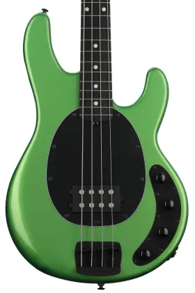107-amg-51-01-mb-bm Ernie Ball Music Man Stingray Special Bass Guitar - Kiwi Green With Ebony