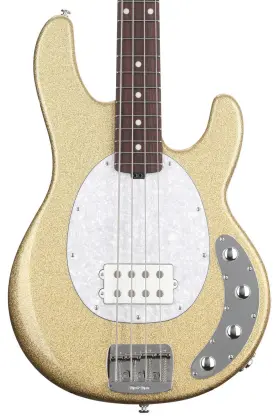 107-dg-20-wp-mb-cr Ernie Ball Music Man Stingray Special Bass Guitar - Genius Gold With Rosewood
