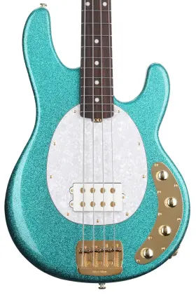 107-oa-21-wd-mb-gd Ernie Ball Music Man Stingray Special Bass Guitar - Ocean Sparkle With Rosewood