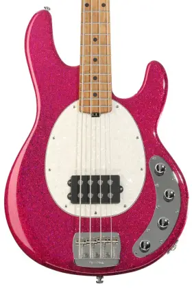 107-pbr-10-09-mb-cr Ernie Ball Music Man Stingray Special Electric Bass Guitar - Soda Pink Sparkle