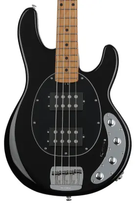 108-01-10-01-mb-cr Ernie Ball Music Man Stingray Special 4 Hh Bass Guitar - Black With Maple