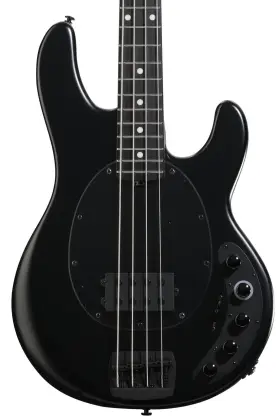 128-66-53-p2-mb-bm Ernie Ball Music Man Darkray Electric Bass Guitar - Stealth Black