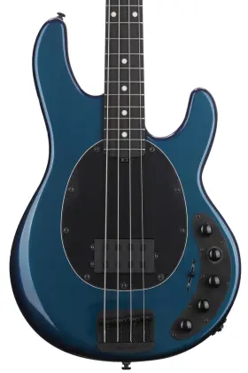 128-s03-50-01-mb-bm Ernie Ball Music Man Darkray Bass Guitar - Sapphire Iris With Ebony Fingerboard