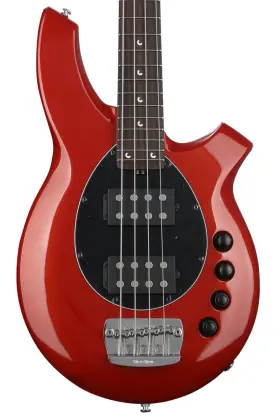 142-hfl-21-01-mb-cr Ernie Ball Music Man Bongo 4hh Electric Bass Guitar - Blood Orange
