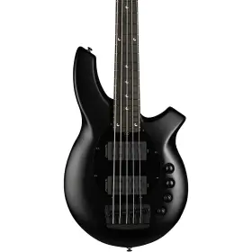162-66-62-p2-mb-bm Ernie Ball Music Man Bongo 5 Hh Bfr Electric Bass Stealth Black