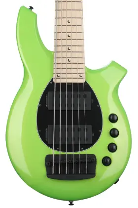 182-lm1-11-01-mb-bm Ernie Ball Music Man Bongo 6hh Electric Bass Guitar - Mantis Green