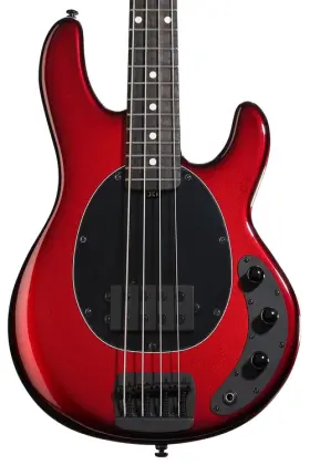 200-lkr-51-01-mb-b2 Ernie Ball Music Man Short Scale Stingray Electric Bass Guitar - Scoville Red