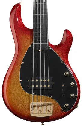 207-ey-50-bg1-mb-gg Ernie Ball Music Man Stingray 5 Special 5-string Bass Guitar - Cherry Punch