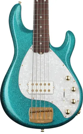 207-oa-21-05-mb-gd Ernie Ball Music Man Stingray Special 5 H Bass Guitar - Ocean Sparkle With