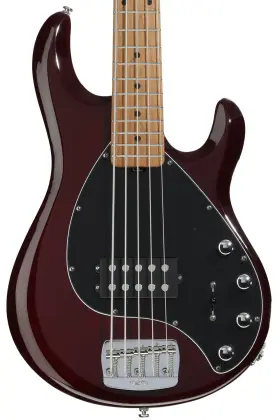 207-oxb-10-01-mb-cr Ernie Ball Music Man Stingray 5 Special 5-string Bass Guitar - Oxblood