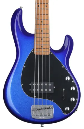 207-s01-ms1-01-mb-cr Ernie Ball Music Man Stingray Special 5 H Bass Guitar - Pacific Blue Sparkle