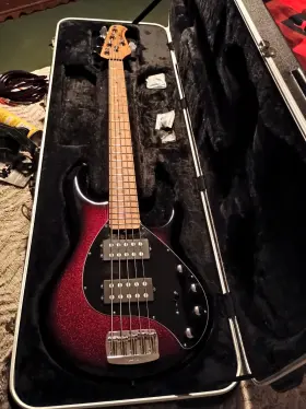 208-35-21-01-mb-cr Ernie Ball Music Man Stingray Special 5 Hh Bass Guitar Burnt Apple