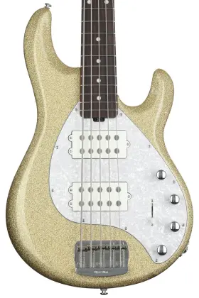 208-dg-20-wp-mb-cr Ernie Ball Music Man Stingray Special 5 Hh Bass Guitar - Genius Gold With