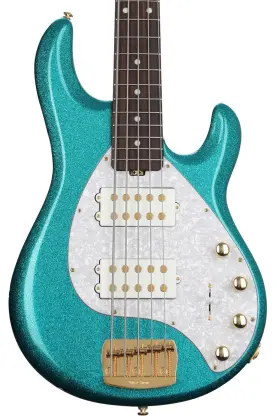 208-oa-21-05-mb-gd Ernie Ball Music Man Stingray Special 5 Hh Bass Guitar - Ocean Sparkle With