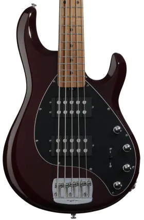 208-oxb-10-01-mb-cr Ernie Ball Music Man Stingray 5 Special Hh 5-string Bass Guitar - Oxblood