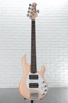 208-s8-21-05-bt-cr Ernie Ball Music Man Stingray Special 5 Hh Bass Guitar - Pueblo Pink With