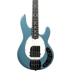 217-tc1-51-06-mb-b1 Ernie Ball Music Man Tim Commerford Artist Passive Stingray Bass Quentin Blue