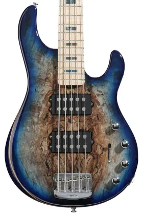 246-spt-11-00-mb-c1 Ernie Ball Music Man Bfr Stingray 5 Special Hh 5-string Bass Guitar- Paua Blue