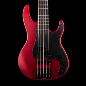 88esp000 Esp Pre Owned Ltd Ap-5 5-string Bass In Metallic Red With Ohsc