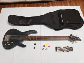 B-105 Esp Ltd 5 String Electric Bass With Accessories - Excellent Condition