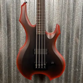 Fl4blkredbs Esp Ltd Fred Leclercq Fl-4 Black Red Burst Satin 4 String Bass And Case