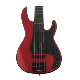 Esp-lap5cars-r Esp Guitars And Basses Ltd Ap 5 String Bass Guitar Candy Apple Red Satin B Stock