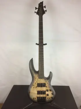 Lb4ebpchbs Esp Open Box Ltd B-4 Ebony 4-string Bass Guitar Fingerboard Charcoal Bur