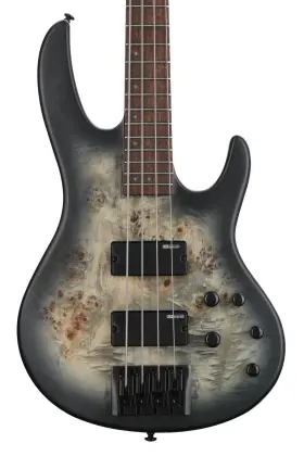 Ld4bpblknbs Esp Ltd D-4 Bass Guitar - Black Natural Burst Satin