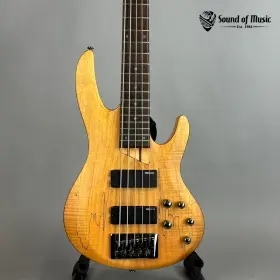 B-205 Esp/ltd 011145011150 Spalted Maple 5-string Bass - Natural Satin Used