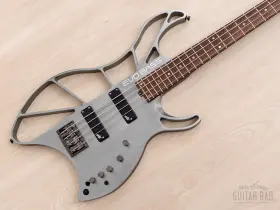 B0101z-4 Evo 2021 Bass Aluminum Body With Aguilar Pickups Flight Case And Tags