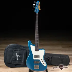 250309 Fano Jm4 Oltre Lollar Thunderbird Electric Bass With Gigbag Lake Placid Blue