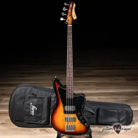 250401-jm4 Fano Jm4 Oltre Electric Bass With Gigbag 3-tone Sunburst