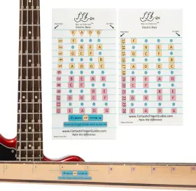 Fantastic Finger Guides Llc 313051735709 Electric Bass Guide Frets 1-24