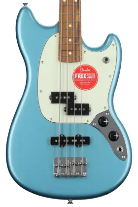 0140118513 Fender Special Edition Mustang Pj Bass - Tidepool With Pau Ferro Fingerboard