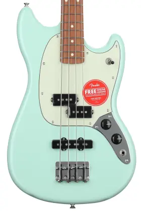 0140118557 Fender Special Edition Mustang Pj Bass - Seafoam Green With Pau Ferro