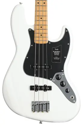 0140482515 Fender Player Ii Jazz Bass - Polar White With Maple Fingerboard