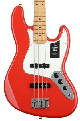 0140482558 Fender Player Ii Jazz Bass - Coral Red With Maple Fingerboard