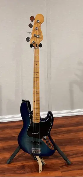 0140842573 Fender Player Ii Jazz Plus Top Limited Edition Bass Blue Burst