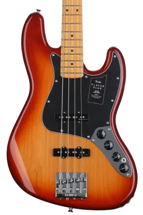 0147372347 Fender Player Plus Active Jazz Bass - Sienna Sunburst With Maple Fingerboard