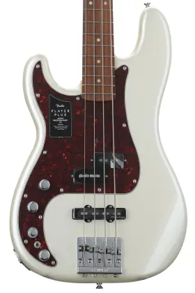0147463323 Fender Player Plus Active Precision Bass Guitar Left-handed - Olympic Pearl With
