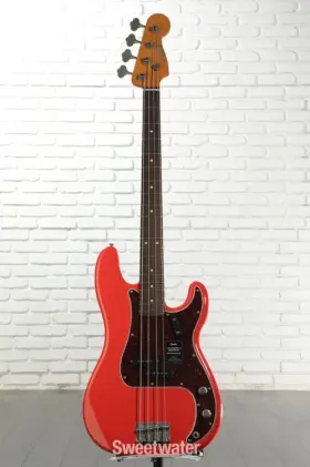 0149090340 Fender Limited Vintera Ii Road Worn Ft60s Precision Bass - Fiesta Red