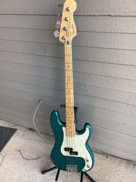 0149802513 Fender Player Precision Electric Bass Guitar With Hardshell Case Excellent Cond