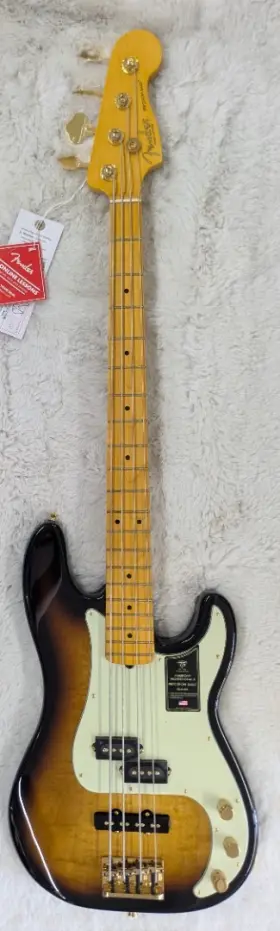 0177050803 Fender 75th Anniversary American Professional 4-string Pj Bass With Case Sunburst