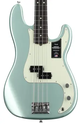0193930718 Fender American Professional Ii Precision Bass - Mystic Surf Green With Rosewood
