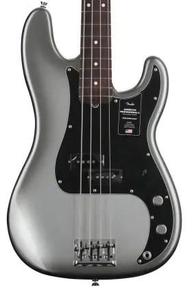 0193930755 Fender American Professional Ii Precision Bass - Mercury With Rosewood