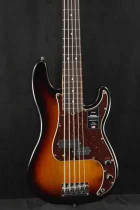 0193960700 Fender American Professional Ii Precision Bass V 3-color Sunburst Rosewood