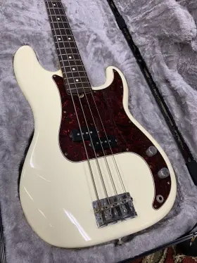 0193960705 Fender American Professional Ii Precision Bass Rosewood Olympic White Usa 75th