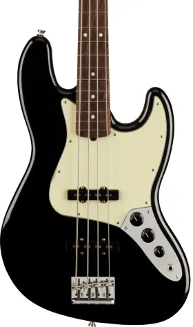 0193970706 Fender American Professional Ii Jazz Bass Rw Black With Case