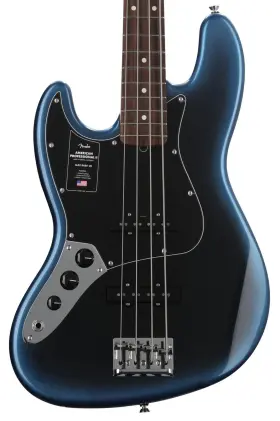 0193980761 Fender American Professional Ii Jazz Bass Left-handed - Dark Night With Rosewood